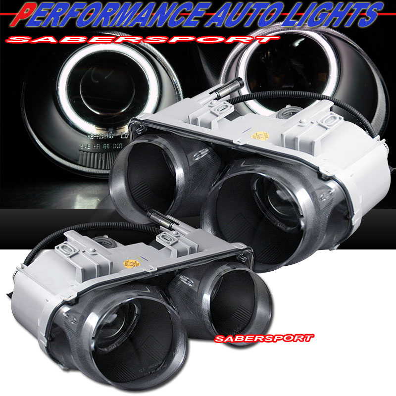 ACURA INTEGRA 94-97 PROJECTOR H.L HALO BLACK CLEAR (CCFL)