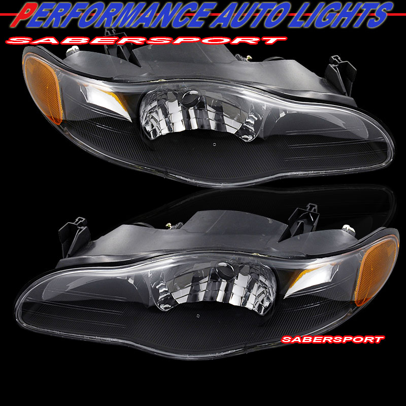 CHEVY MONTE CARLO 00-05 H.L BLACK AMBER