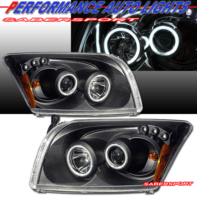 DODGE CALIBER 07-UP PROJECTOR H.L BLACK CLEAR AMBER(CCFL)