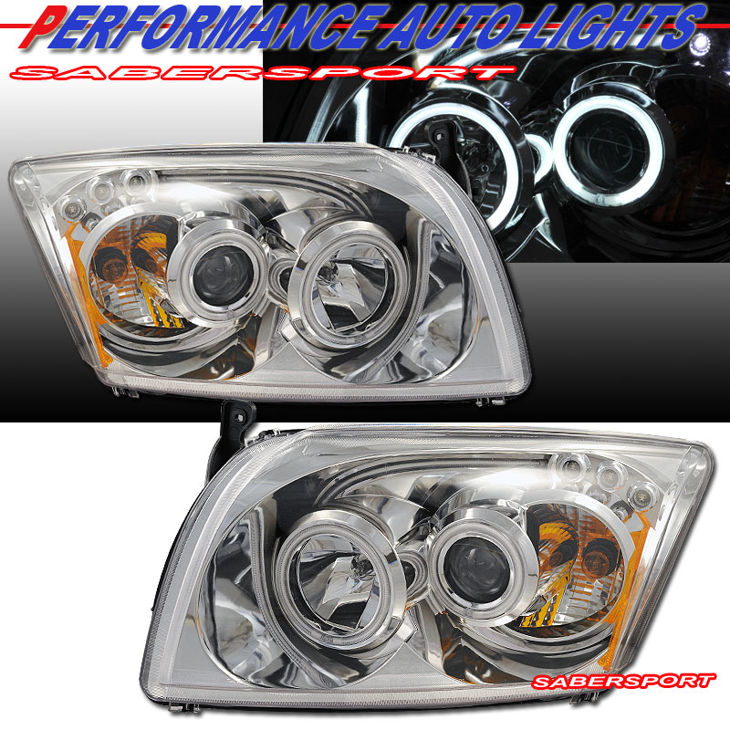 DODGE CALIBER 07-UP PROJECTOR H.L CHROME CLEAR AMBER(CCFL)