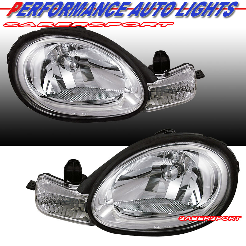 DODGE NEON 00-02 CRYSTAL H.L CHROME