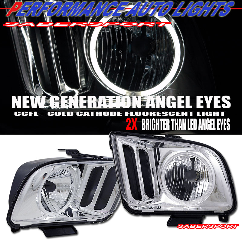 FORD MUSTANG 05-08 H.L HALO CRYSTAL (CCFL)