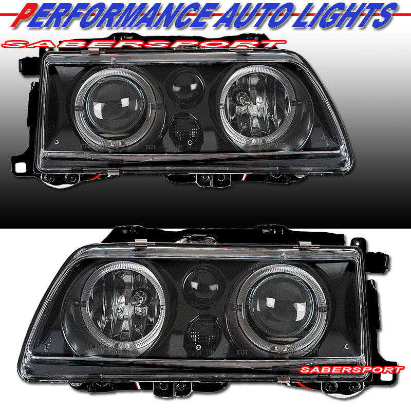 HONDA CRX / CIVIC 88-89 PROJECTOR H.L HALO BLACK CLEAR