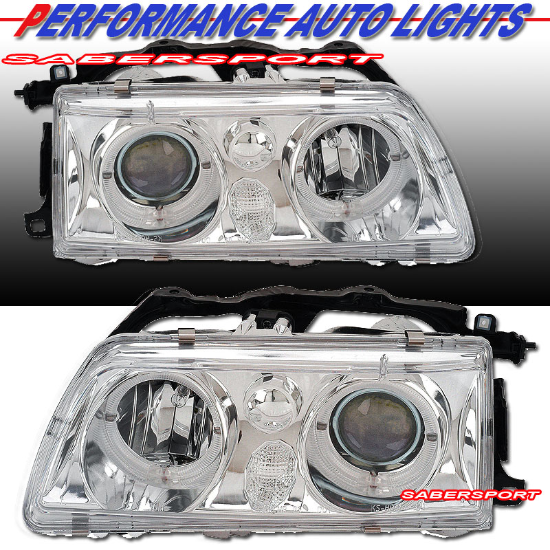 HONDA CRX / CIVIC 88-89 PROJECTOR H.L HALO CHROME CLEAR