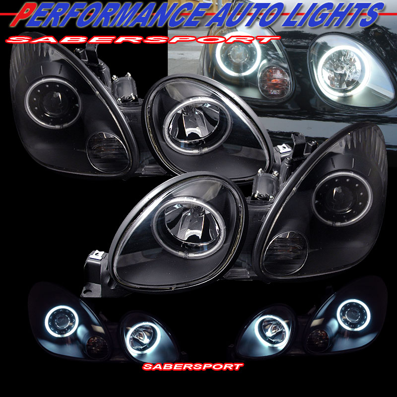 1998-2005 LEXUS GS 300/400/430 JDM BLACK PROJECTOR HEADLIGHTS