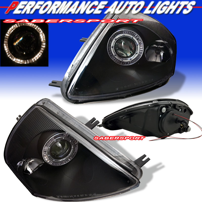 MITSUBIHI ECLIPSE 00-04 PROJECTOR H.L HALO BLACK CLEAR