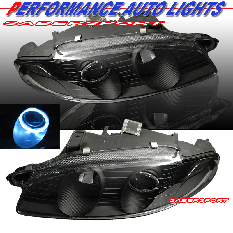 MITSUBISHI ECLIPSE 97-99 PROJECTOR H.L HALO BLACK CLEAR