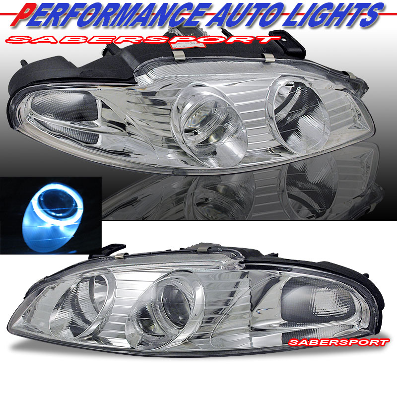 MITSUBISHI ECLIPSE 97-99 PROJECTOR H.L HALO CHROME CLEAR