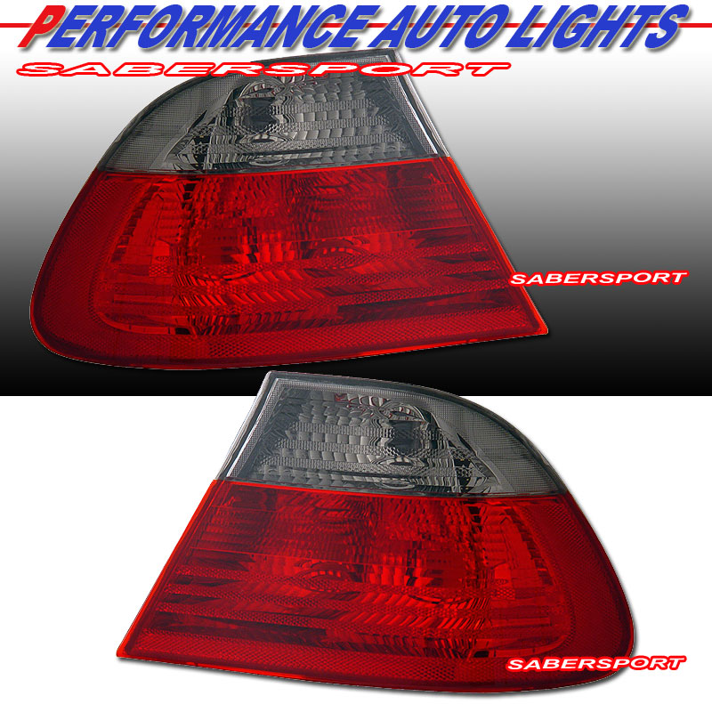 BMW 3 SERIES E46 99-01 2 DR T.L RED/SMOKE LENS (ADD 03-9901TLRC2DSM-4P WILL BE ONE SETS)