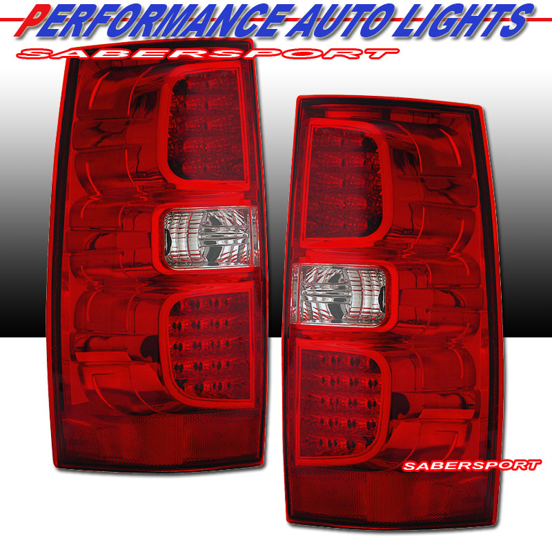 CHEVY TAHOE / SUBURBAN 07-UP LED T.L RED/CLEAR