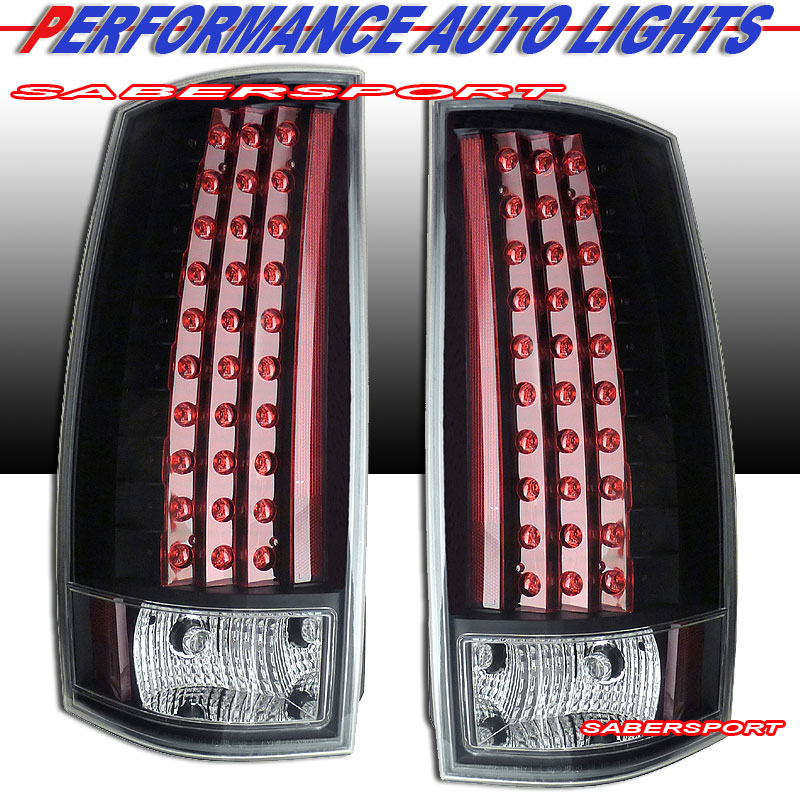 CHEVY TAHOE / SUBURBAN 07-UP LED G3 T.L BLACK