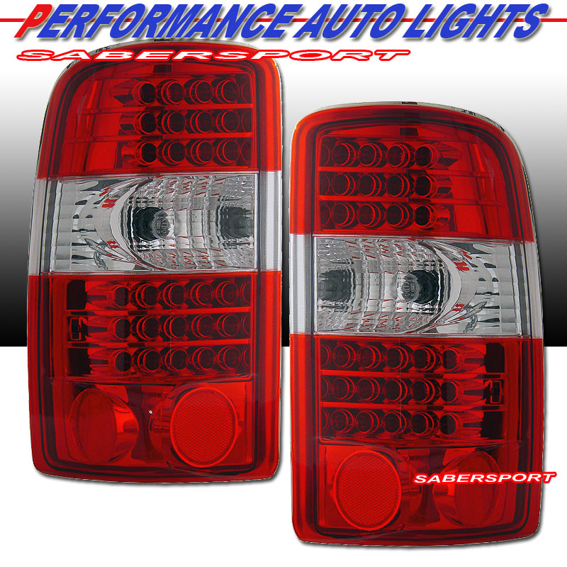 CHEVY TAHOE / SUBURBAN / G.M.C DENALI 00-06 L.E.D T.L G2 RED/CLEAR