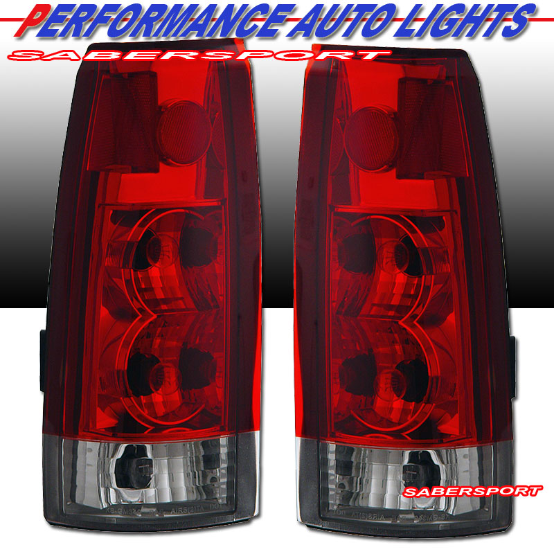 CHEVY FULL SIZE 88-98 T.L RED/CLEAR NEW VERSION