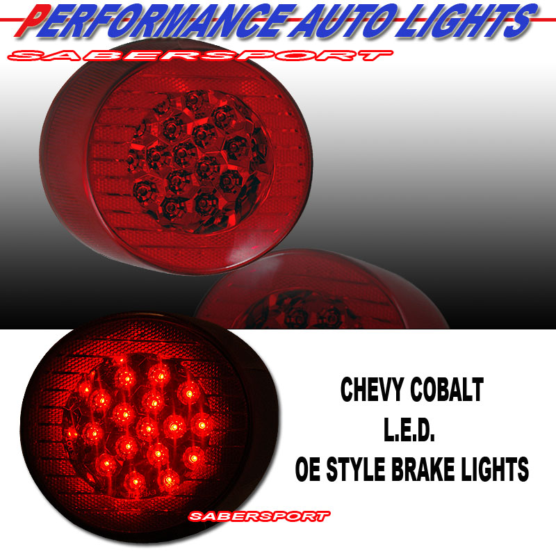 CHEVY COBALT 05-UP LED 2 DR T.L RED/CLEAR