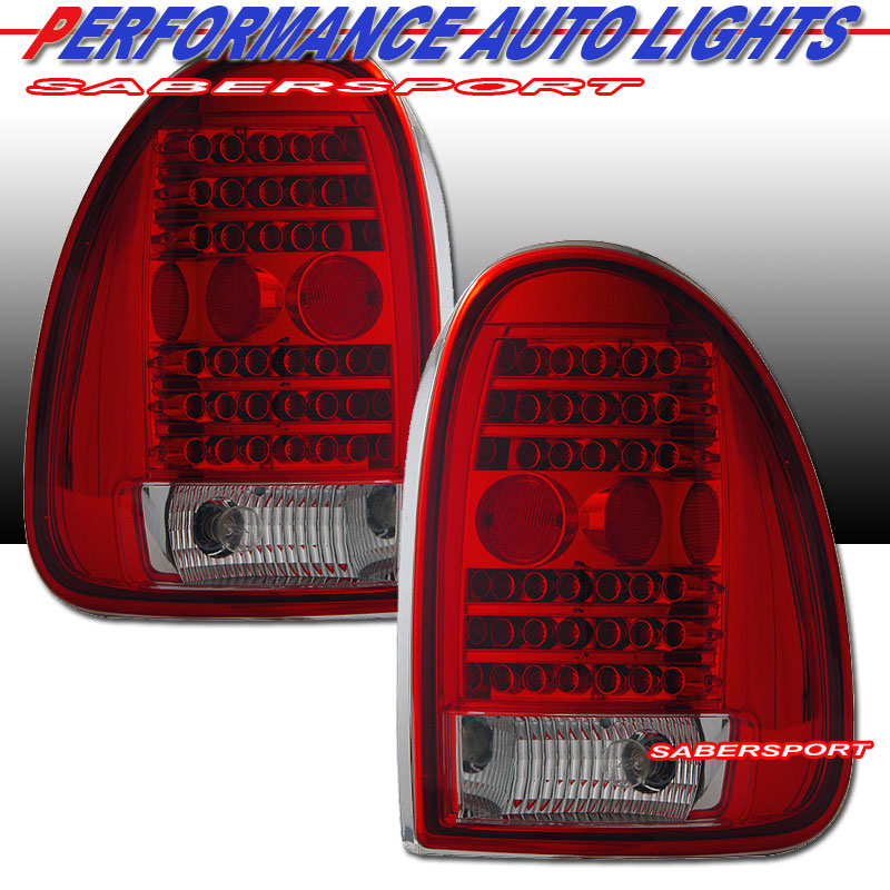 DODGE CARAVAN/VOYAGER 96-00 DURANGO 98-03 LED T.L RED/CLEAR