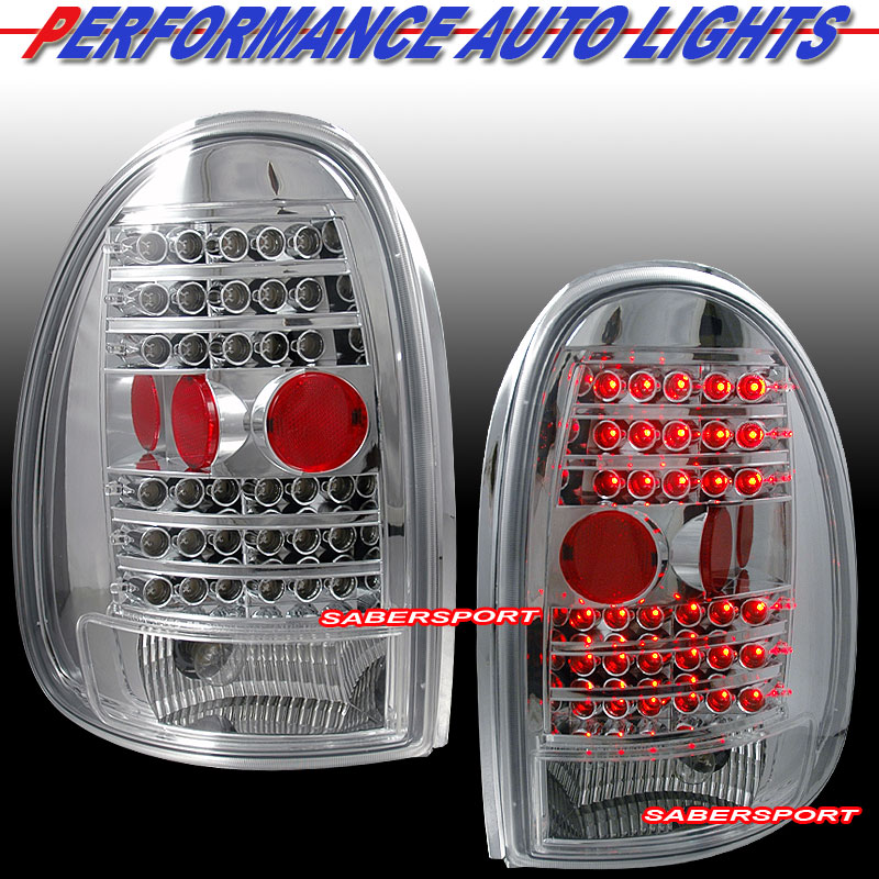 DODGE CARAVAN/VOYAGER 96-00 DURANGO 98-03 LED T.L ALL CHROME