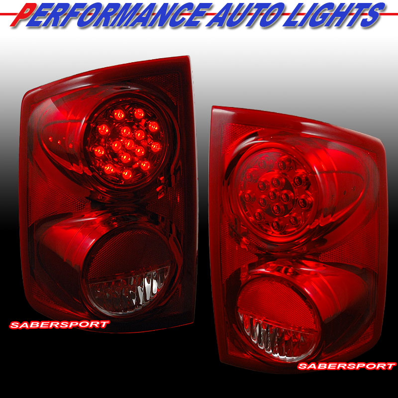 DODGE DAKOTA 05-UP LED T.L RED/CLEAR