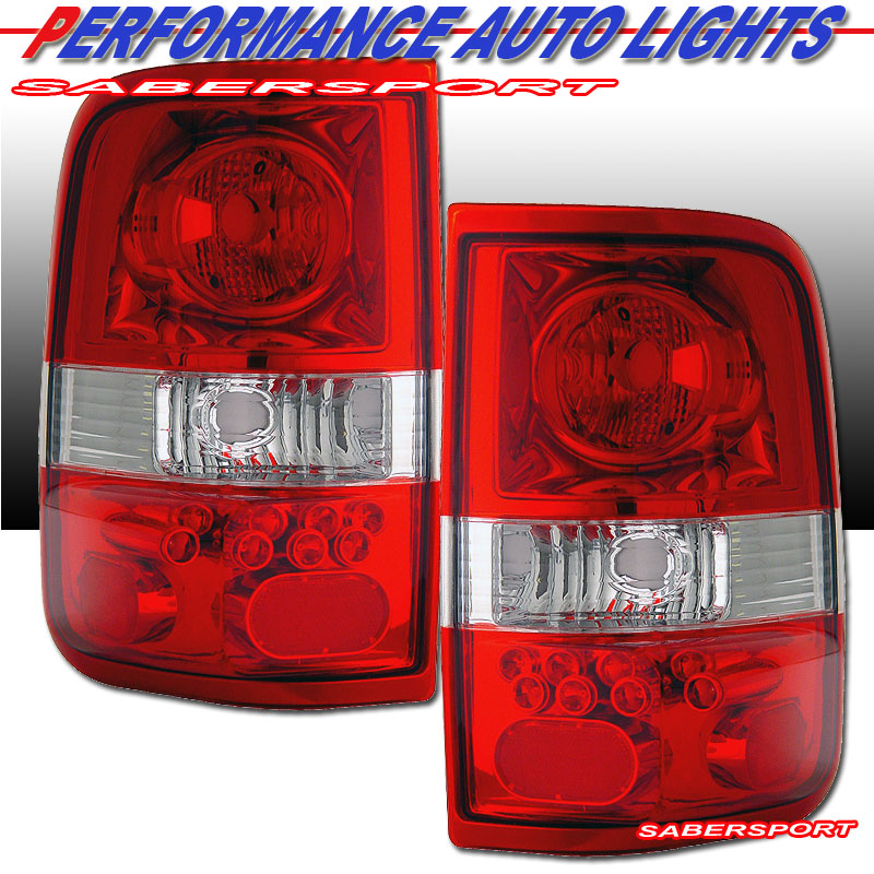 FORD F-150 04-06 T.L RED/CLEAR (LED STYLE)