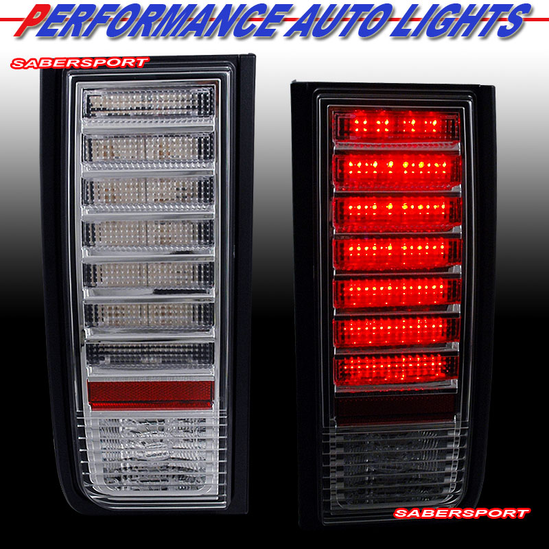 HUMMER H2 03-04 LED T.L ALL CHORME  (ONLY 2003 AND 2004)