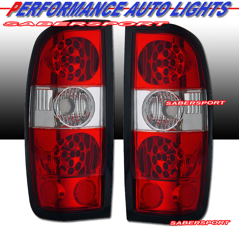 NISSAN FRONTIER 98-04 L.E.D T.L RED/CLEAR