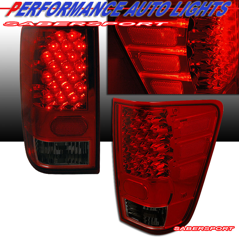 NISSAN TITAN 04-06 LED T.L RED/SMOKE