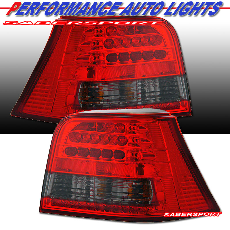 VOLKSWAGEN GOLF 99-01 LED T.L RED/SMOKE