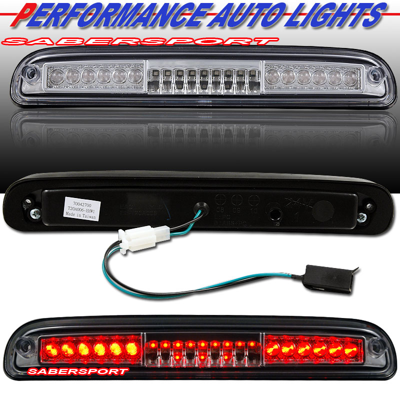 FORD F-SRIES 99-04 / RANGER 93-07 L.E.D 3RD BRAKE LIGHT ALL CHORME