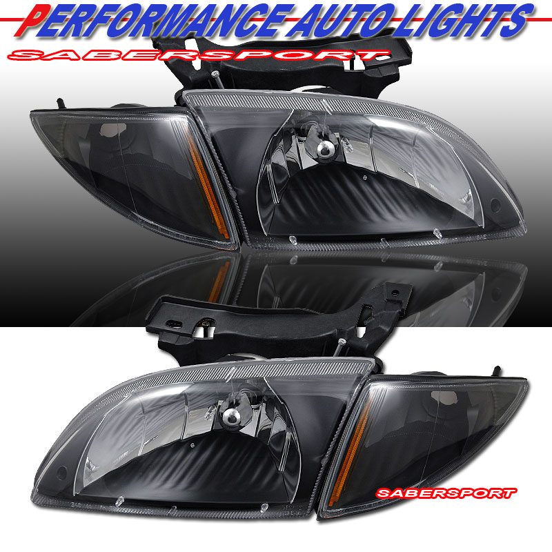 CHEVY CAVALIER 00-02 CRYSTAL H.L BLACK AMBER